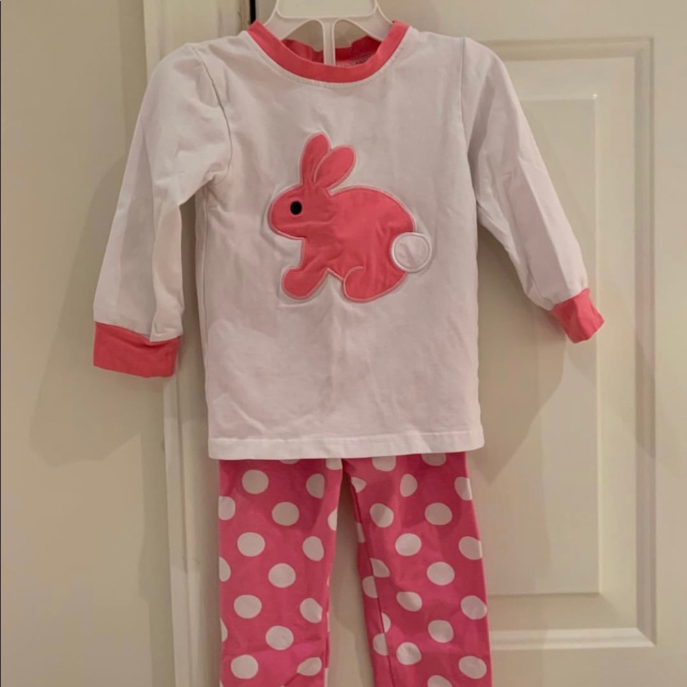 Smocked Auctions Bunny PJ’s